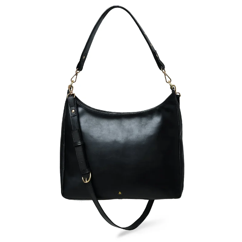 ASAM Hobo Crossbody Bag - Black