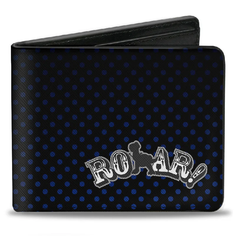 Bi-Fold Wallet - Toy Story Rex ROAR! Halftone Black Blues Gray White