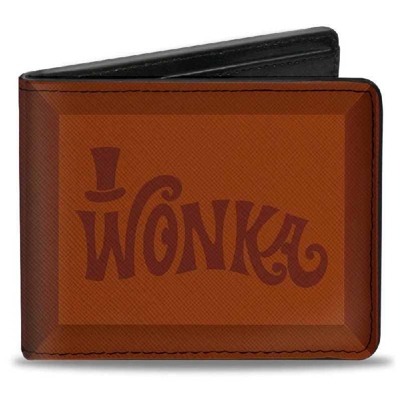 Bi-Fold Wallet - Willy Wonka and the Chocolate Factory WONKA Chocolate Bar Browns