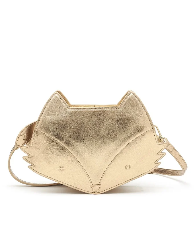 KIT Fox Cross Body Bag - Gold Metallic