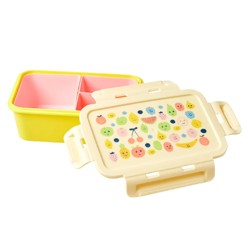 Rice DK Lunchbox with 3 Inserts - Happy Fruits Print