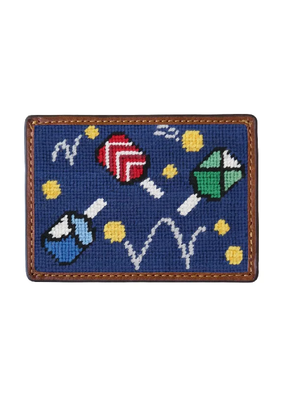 WACKY PICKLEBALL NEEDLEPOINT CARD WALLET