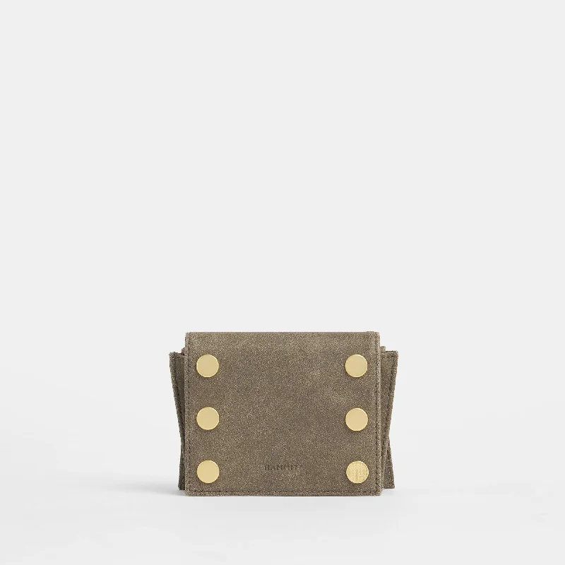 Allen Wallet | Pewter/Brushed Gold