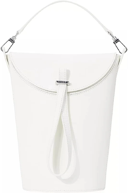 STAUD Women's Phoebe Convertible Bucket Bag, Paper