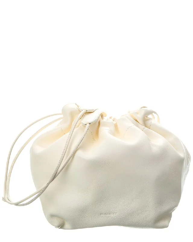 Jil Sander Dumpling Leather Bucket Bag