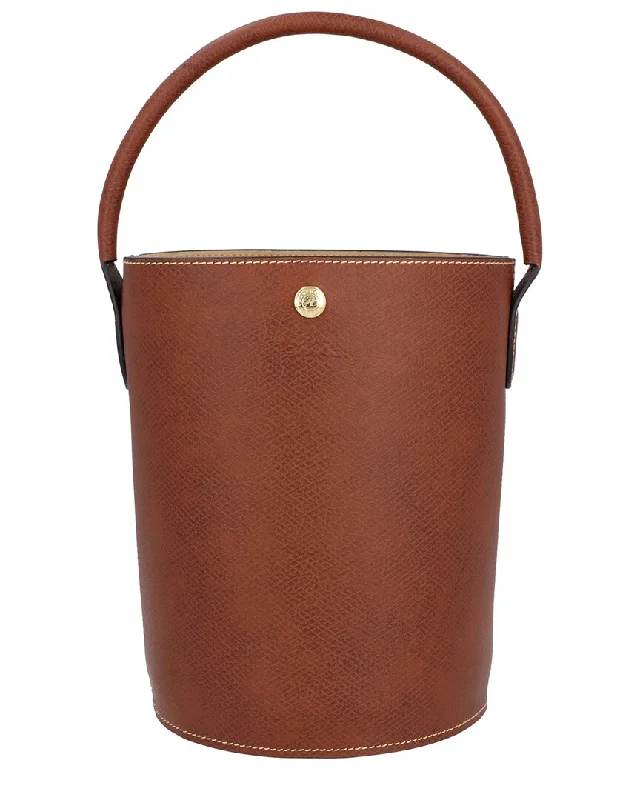 Longchamp Epure Small Leather Bucket Bag