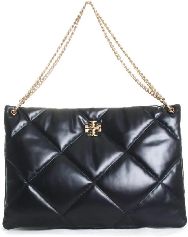 Tory Burch Women's Kira Diamond Quilt Hobo Bag, Black