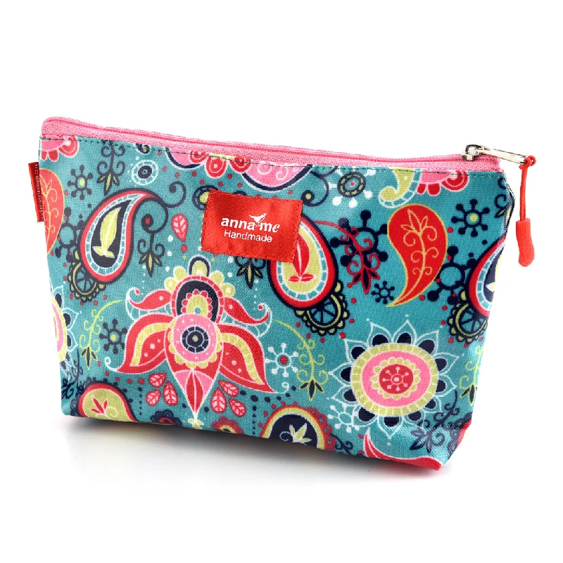 Jade Boho Make-up Bag - Large