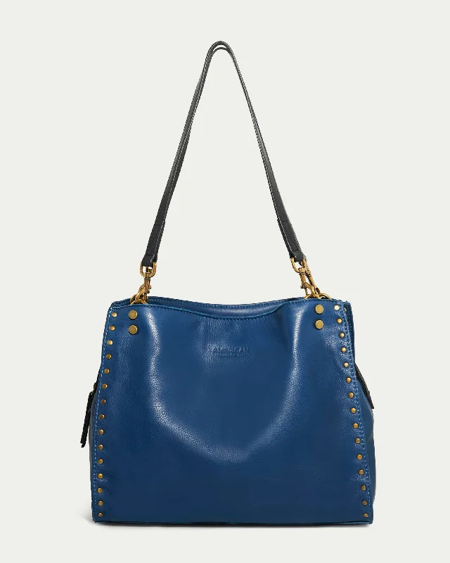 Lenox Studded Triple Entry Satchel