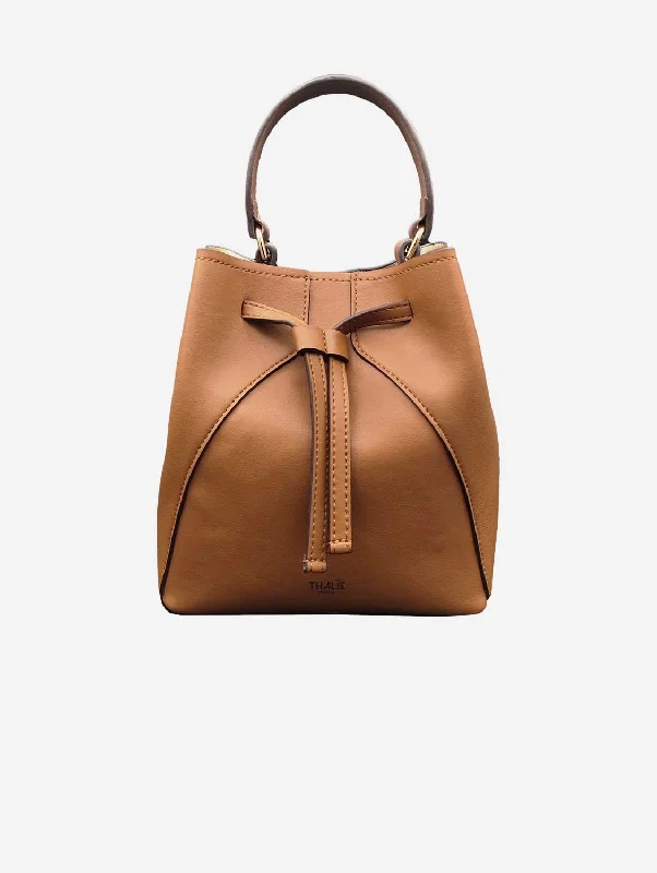 Mia Desserto® Cactus Leather Vegan Bucket Bag | Tan