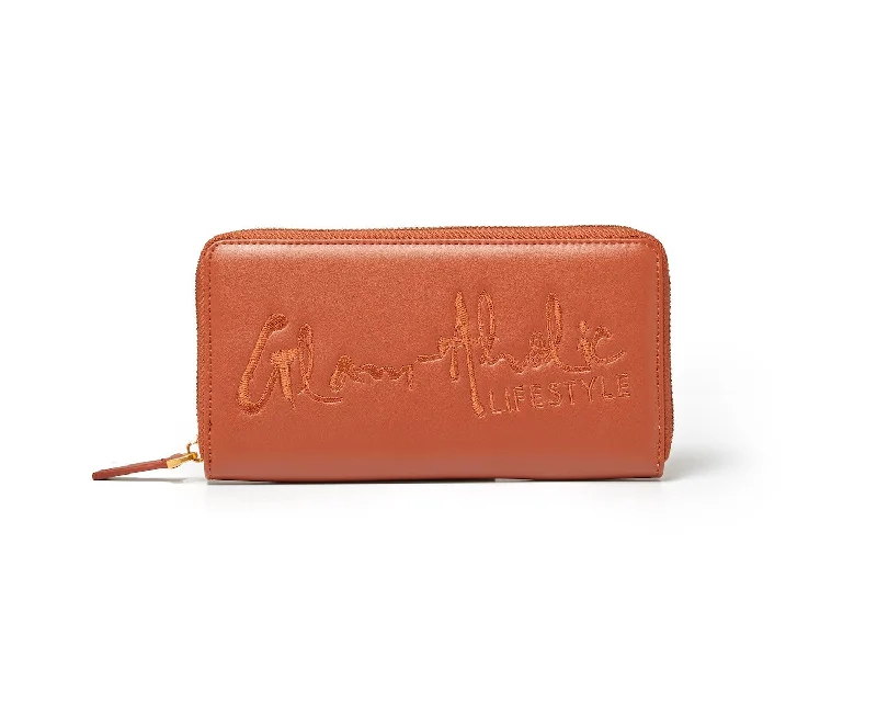 SIGNATURE LOGO STANDARD WALLET BROWN