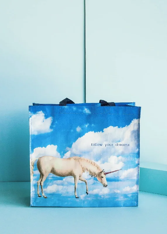 Unicorn Follow Your Dreams Market Tote