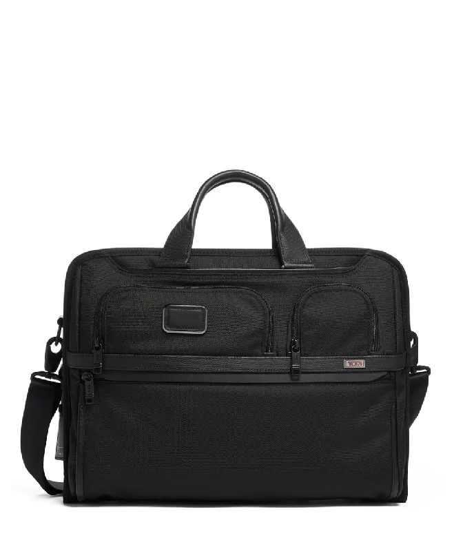 Alpha Compact Large Screen Laptop Brief-Black