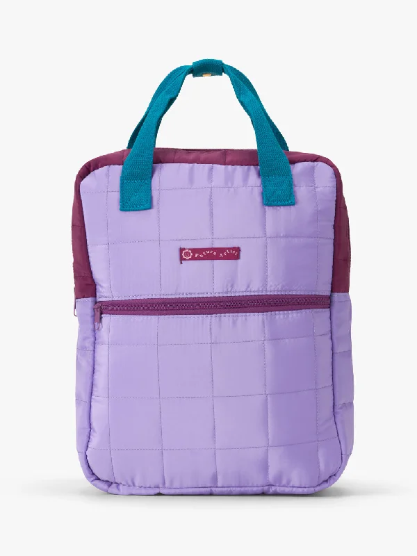 Colour Block Backpack Lilac