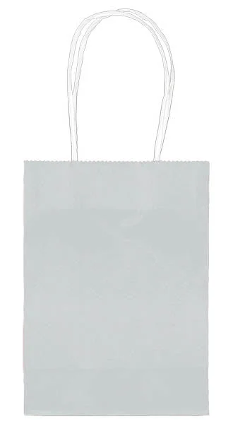 BAG - SILVER SOLID SMALL CUB EACH