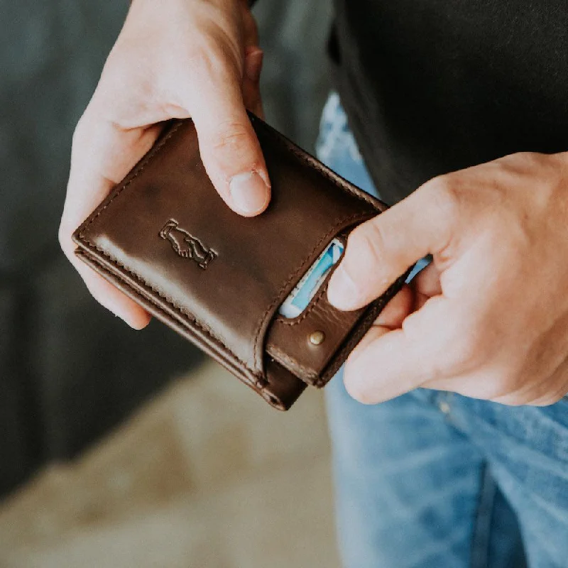 Benjamin Leather Bifold with Front Pocket Wallet