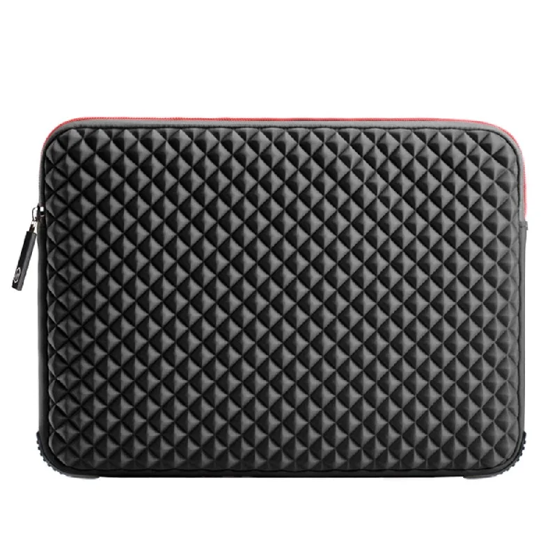 Black Plaid Laptop Case 13-inch