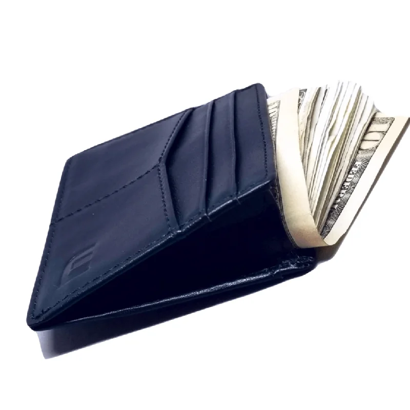 WALLETERAS - Card Holder with Cash Pocket - Black - EPEX-1