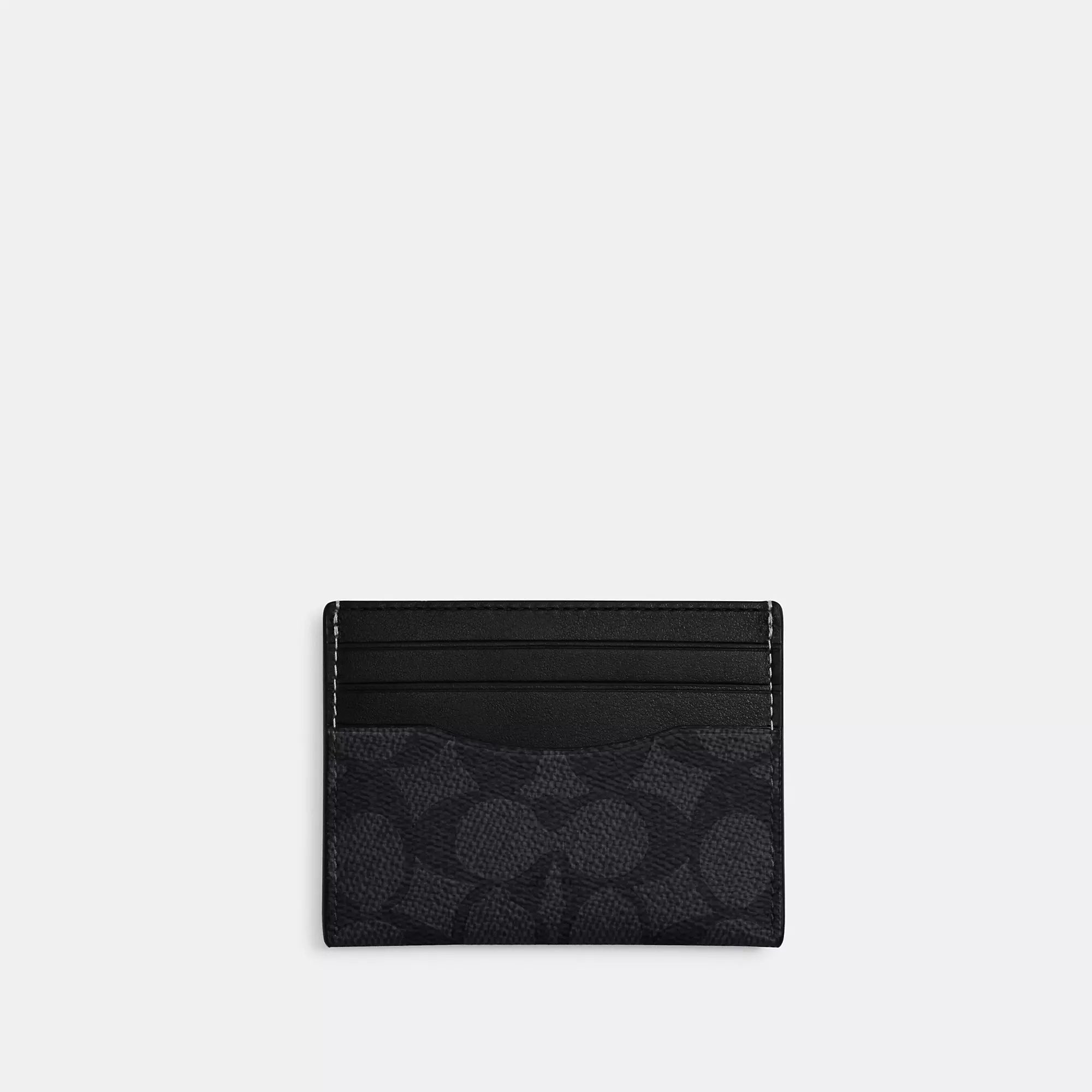 Coach Outlet Slim Id Card Case In Signature Canvas