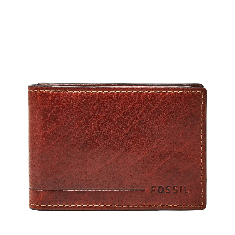 Fossil Men's Allen Leather Front Pocket Wallet