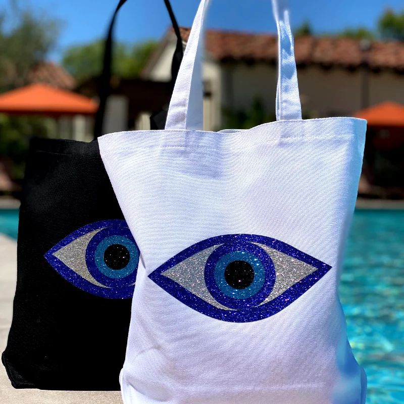 Glitter Eye Canvas Bag