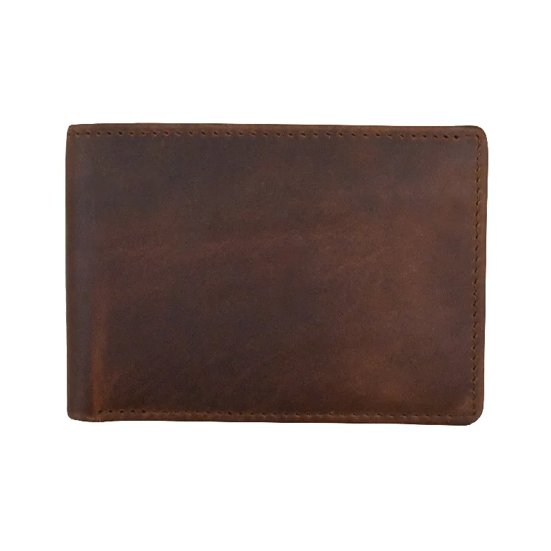 Men's Wallet Compact Bifold with Back Slip