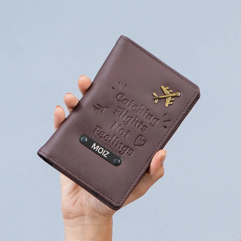 Passport Cover - Catching Flights Not Feelings