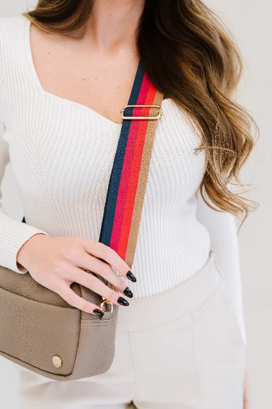 brown + red + pink + navy