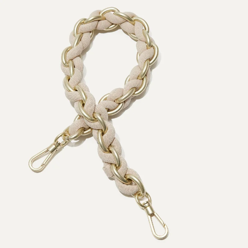 The Shoulder Strap - White Chain