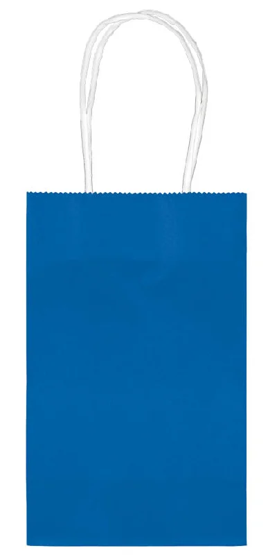 SMALL ROYAL BLUE GIFT BAG 10 PACK