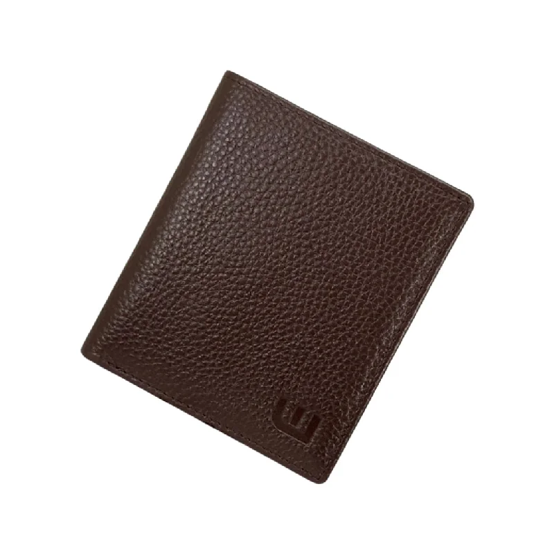 WALLETERAS - BiFold Vertical Style Leather Wallet with RFID Blocking