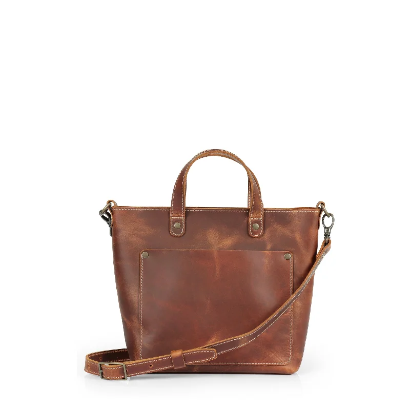 Valerie Leather Mini Tote Bag